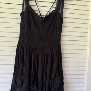 Free People Black Mini Dress